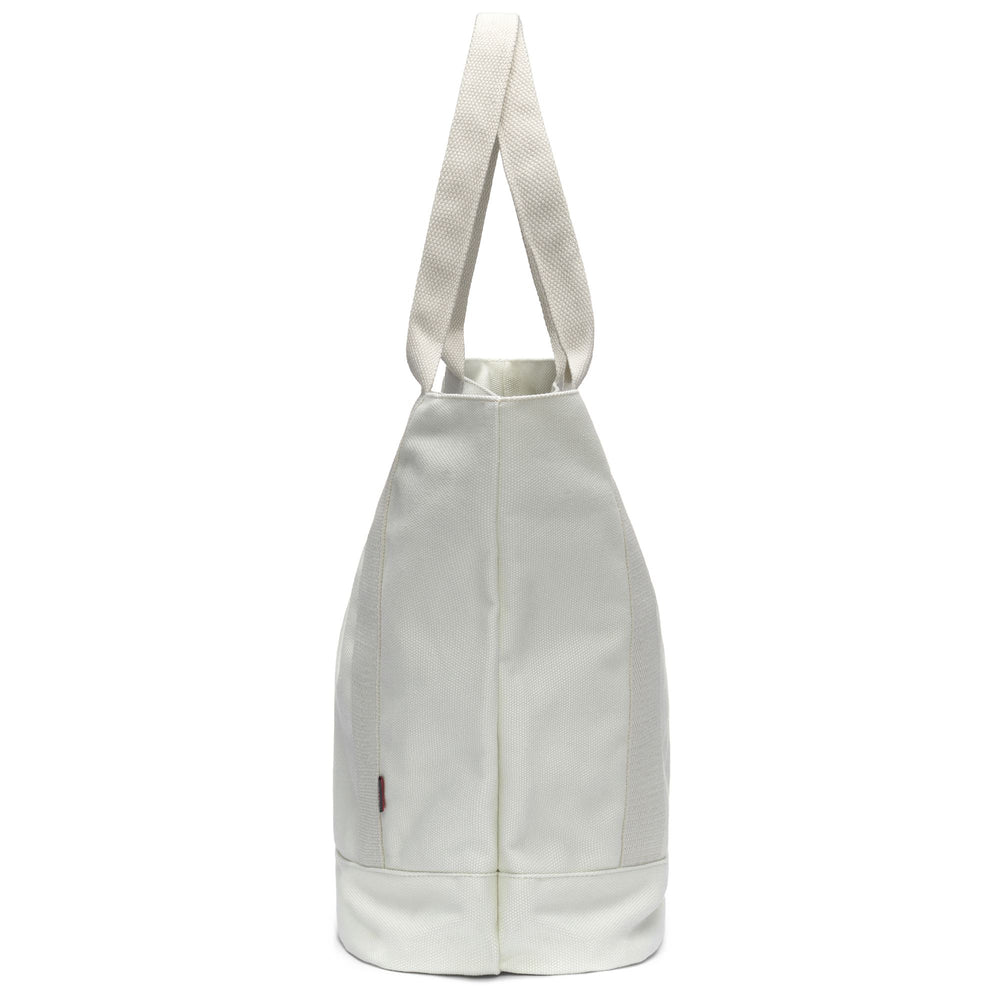 Bags Woman HOLLIS Shopping Bag WHITE NATURAL Dressed Front (jpg Rgb)	