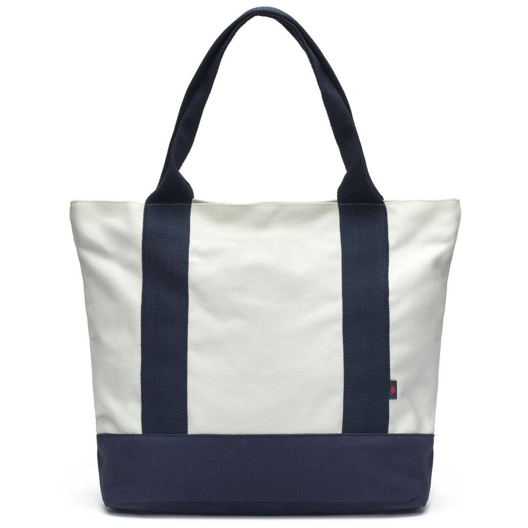 Bags Woman HOLLIS Shopping Bag ECRU-BLUE Photo (jpg Rgb)			