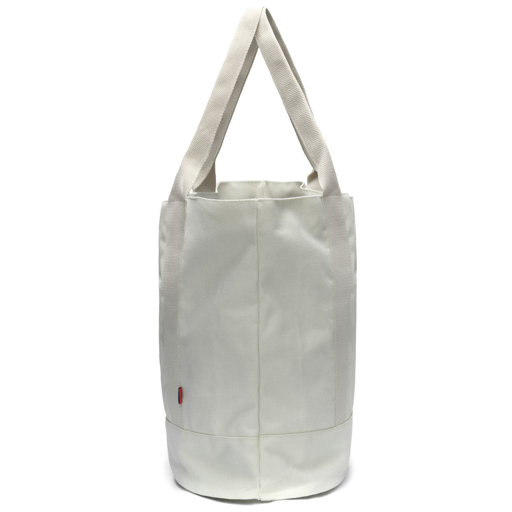 Bags Woman HEATHER Shopping Bag WHITE NATURAL Dressed Front (jpg Rgb)	