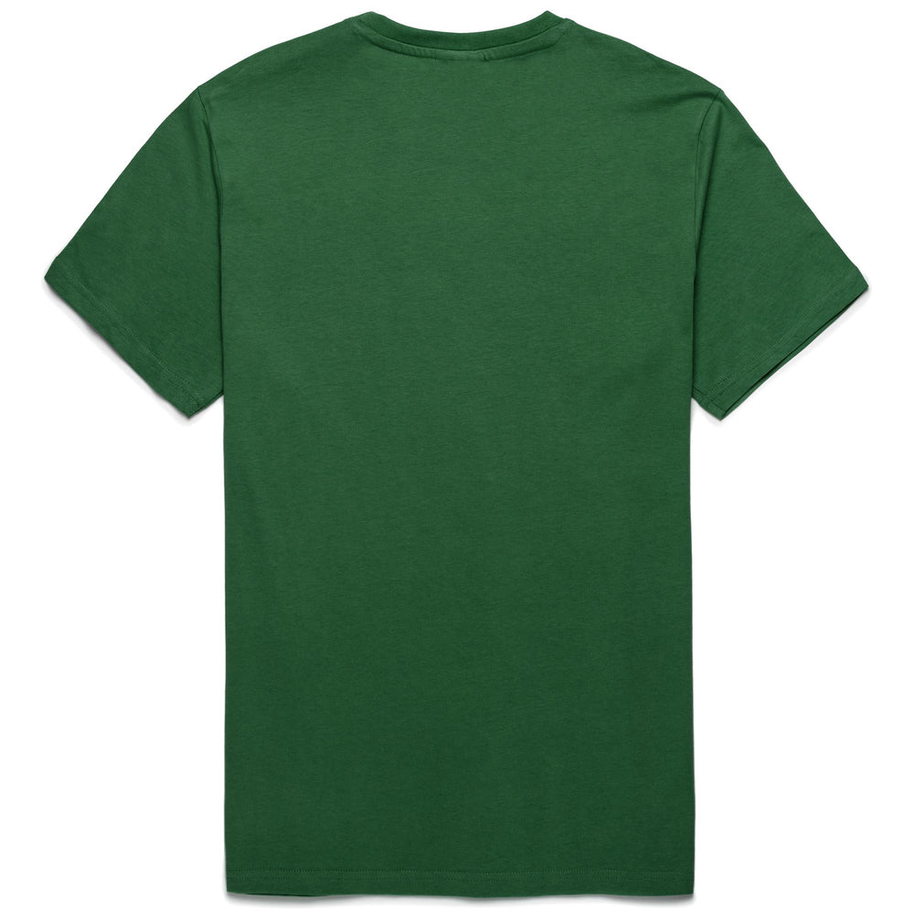 T-ShirtsTop Man LUC T-Shirt GREEN GARDEN - BLUE NAVY Dressed Front (jpg Rgb)	