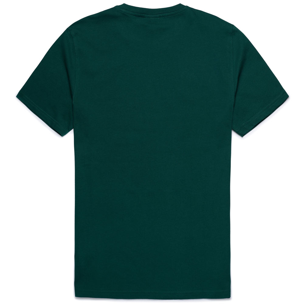 T-ShirtsTop Man LUC T-Shirt GREEN TREKKING - BLUE NAVY Dressed Front (jpg Rgb)	