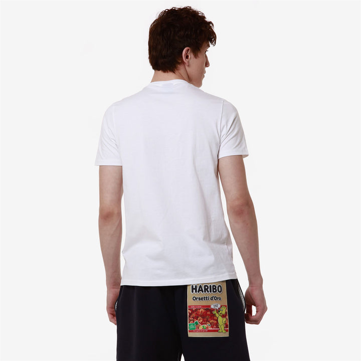 T-ShirtsTop Unisex ROBE GIOVANI FELIX HARIBO T-Shirt WHITE Detail Double				