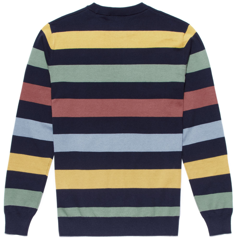 KNITWEAR Man ROMER Pull Over BLUE NAVY - GREEN HEDGING - YELLOW GOLD - BLUE ALLURE - RED CRANBERRY Dressed Front (jpg Rgb)	