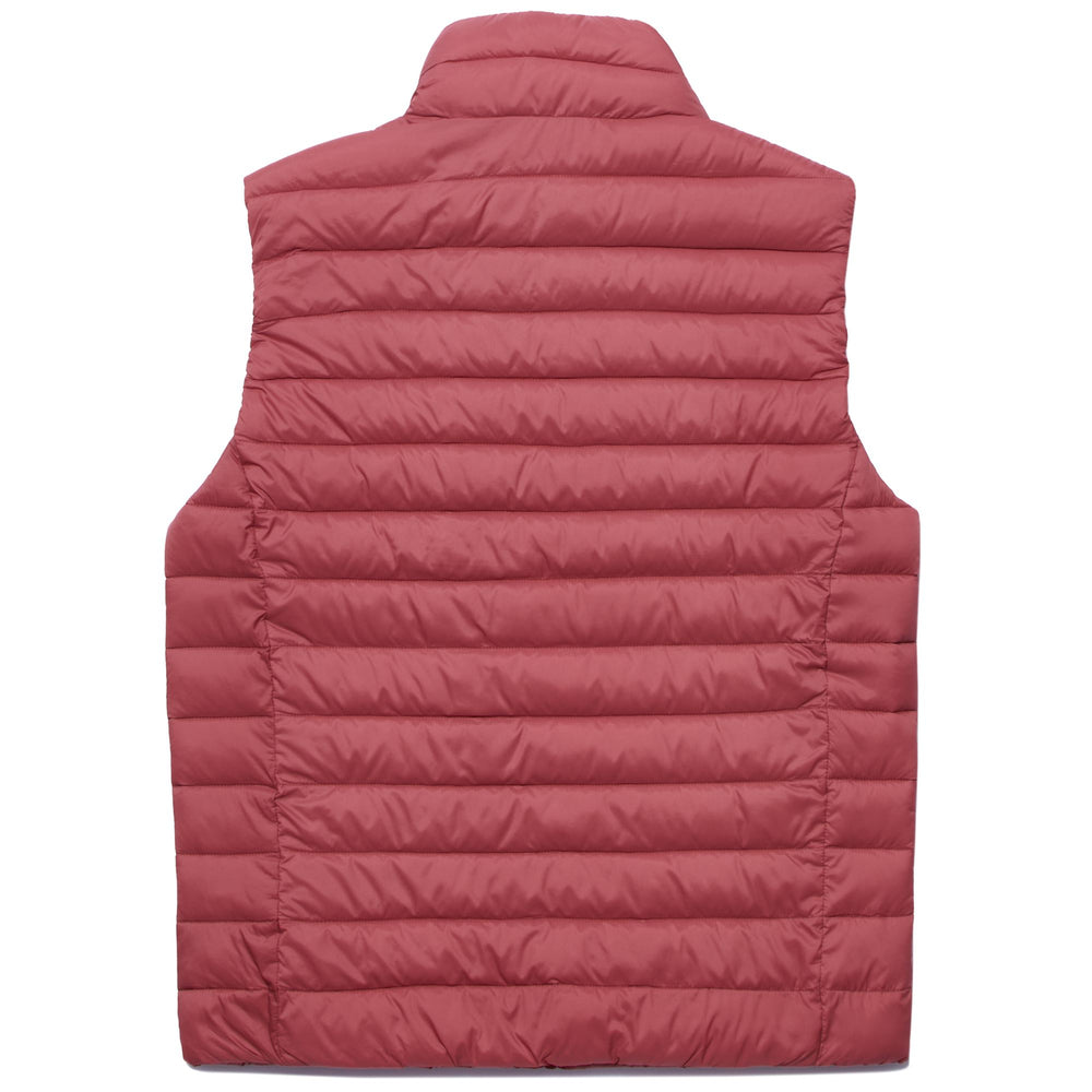 Jackets Man ORION SOFT NYLON Vest RED CRANBERRY Dressed Front (jpg Rgb)	