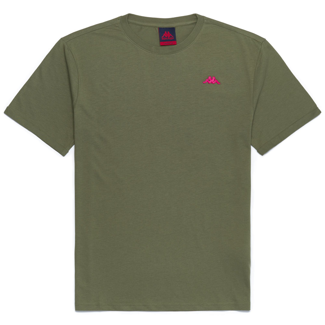 T-ShirtsTop Man BRODERI T-Shirt GREEN OLIVINE Photo (jpg Rgb)			