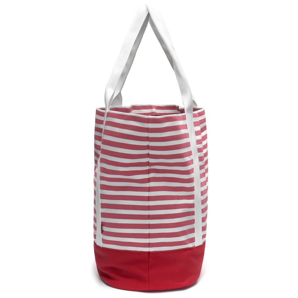 Bags Woman HEATHER STRIPES Shopping Bag MULTI RED STRIPES Dressed Front (jpg Rgb)	