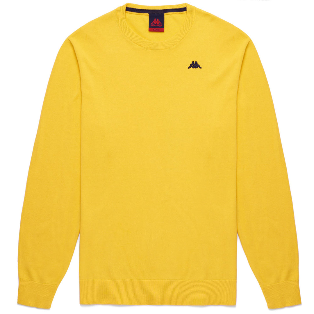 KNITWEAR Man NOLLIVER Pull  Over YELLOW MAIZE - BLUE NAVY Photo (jpg Rgb)			