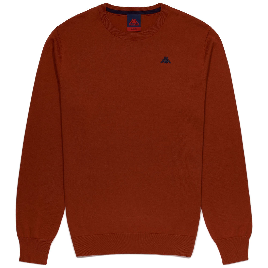 KNITWEAR Man NOLLIVER Pull  Over RED POMPEIAN - BLUE NAVY Photo (jpg Rgb)			