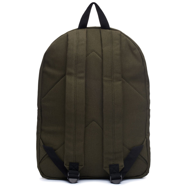 Bags Unisex SHELIAK Backpack GREEN MILITARY Dressed Front (jpg Rgb)	