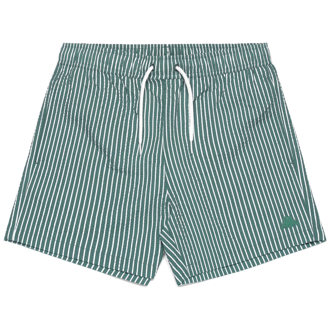 Bathing Suits Man MARC Swimming Trunk WHITE - GREEN MINERAL BLUE Photo (jpg Rgb)			