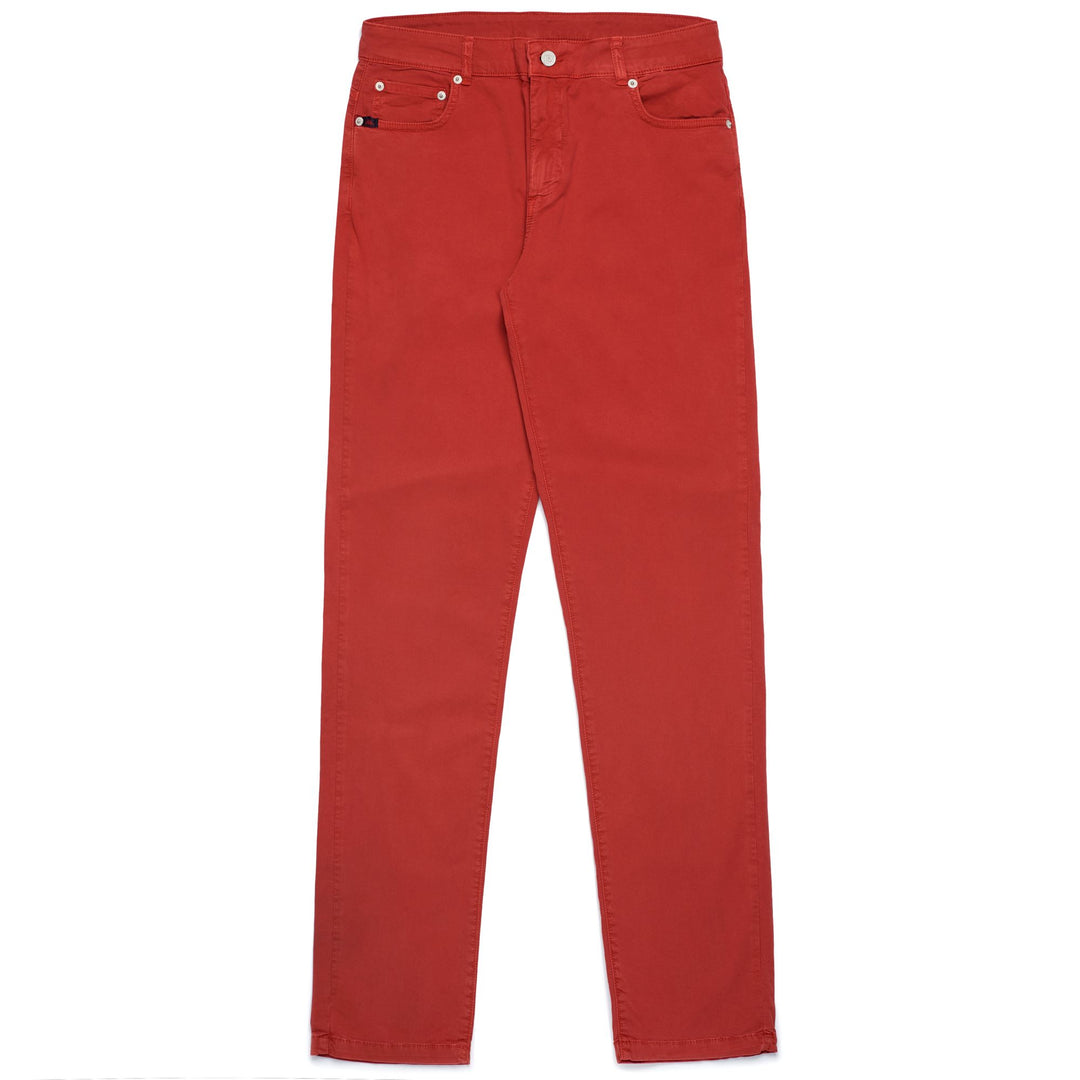 Pants Man PENTY GABARDINE 5 Pockets RED POMPEIAN Photo (jpg Rgb)			