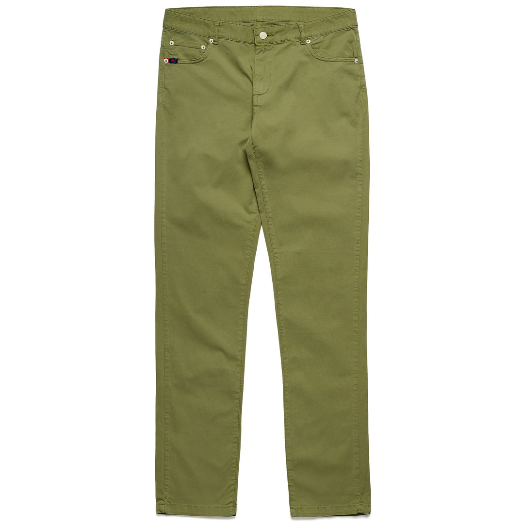 Pants Man PENTY GABARDINE 5 Pockets GREEN OLIVINE Photo (jpg Rgb)			