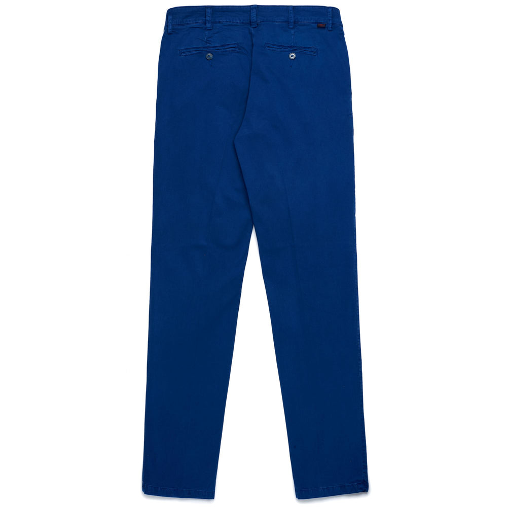 Pants Man WERNER GABARDINE CHINO BLUE MD COBALT Dressed Front (jpg Rgb)	