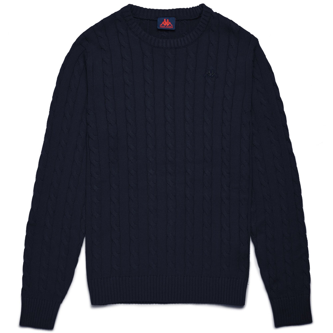 KNITWEAR Man CABLES Pull  Over BLUE NAVY Photo (jpg Rgb)			