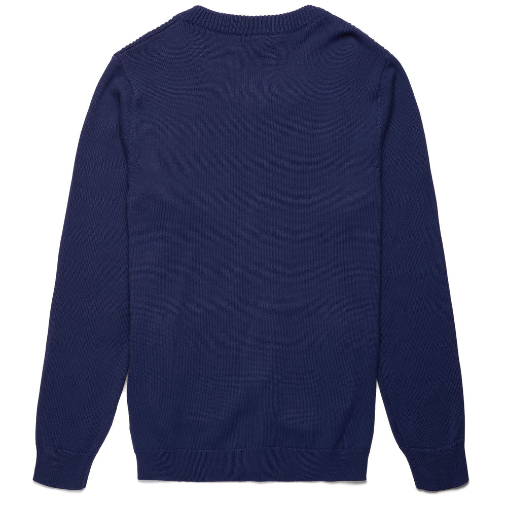 KNITWEAR Man CABLES Pull  Over BLUE TWILIGHT Dressed Front (jpg Rgb)	