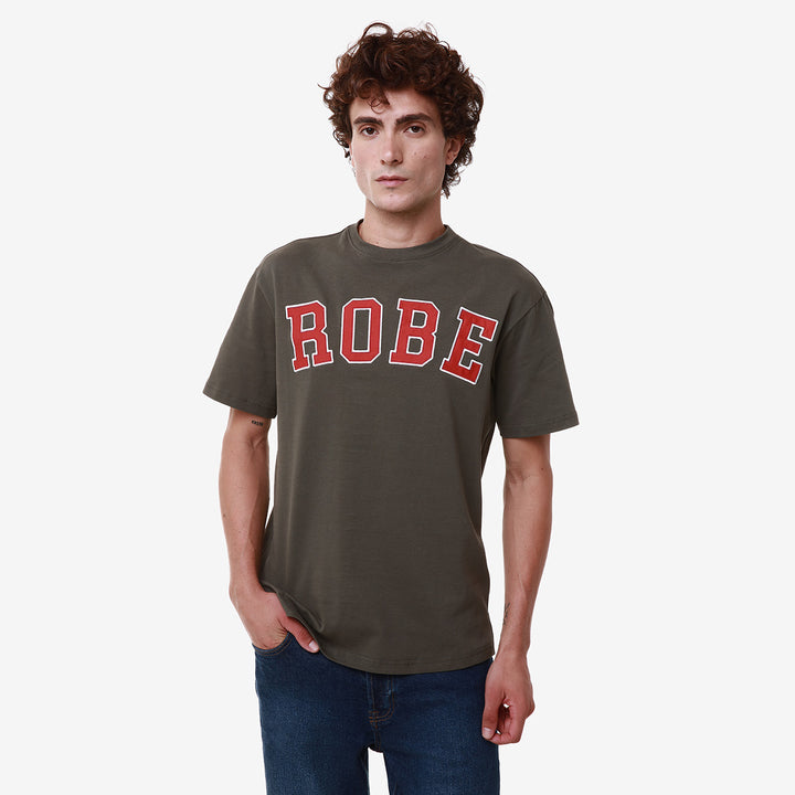 ROBE GIOVANI  BUEL - T-ShirtsTop - T-Shirt - Man - GREEN DK-ORANGE