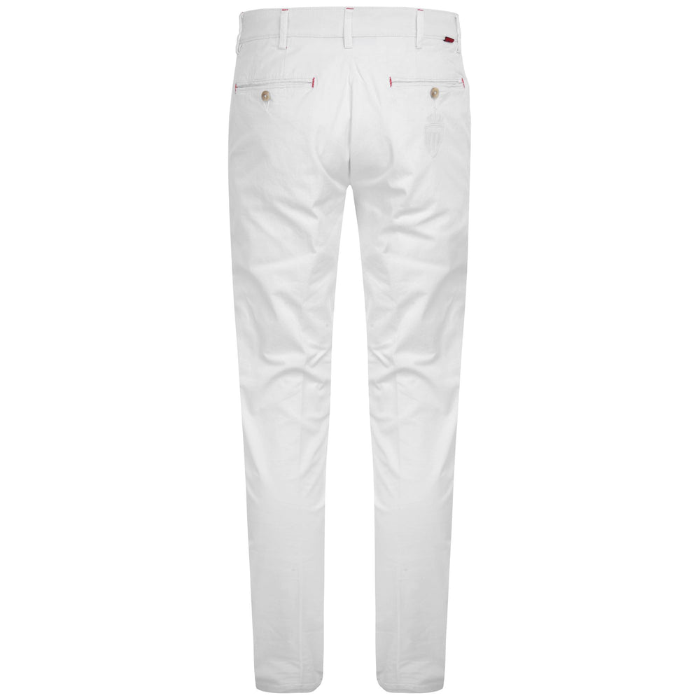 Pants Man WESTIN GABARDINE MONACO CHINO White | robedikappa Dressed Front (jpg Rgb)	