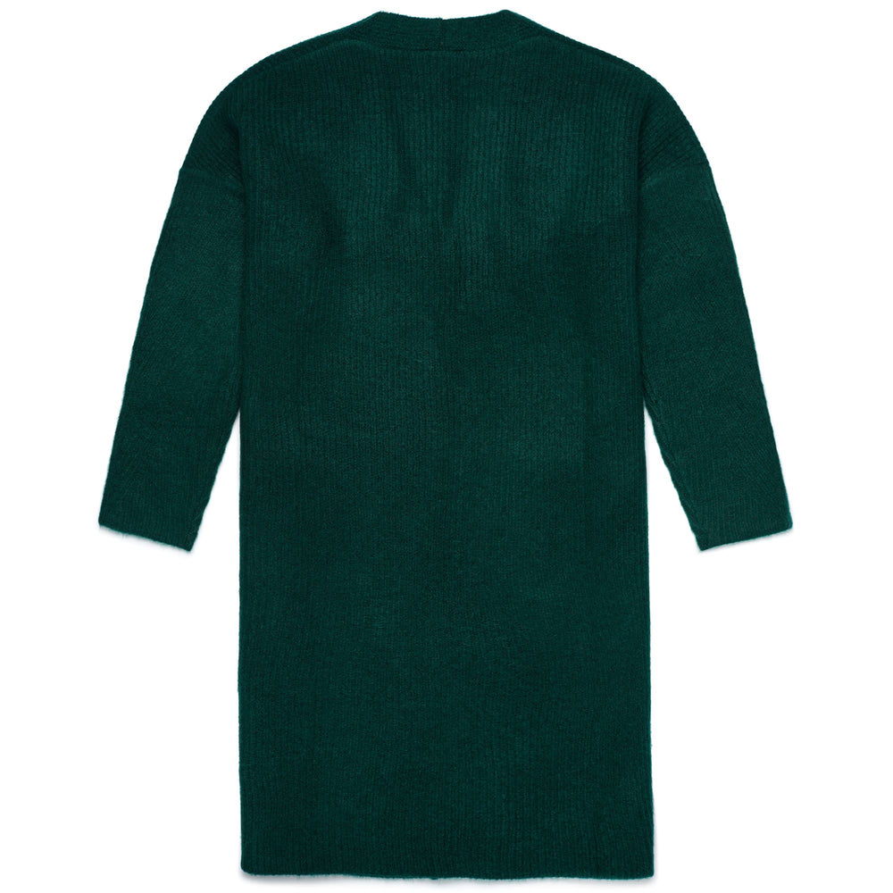Knitwear Woman JOHANNA Cardigan GREEN FOLIAGE Dressed Front (jpg Rgb)	