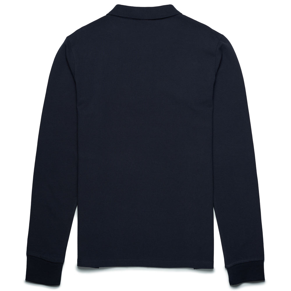 Knitwear Man NEW OLAV Polo BLUE NAVY Dressed Front (jpg Rgb)	