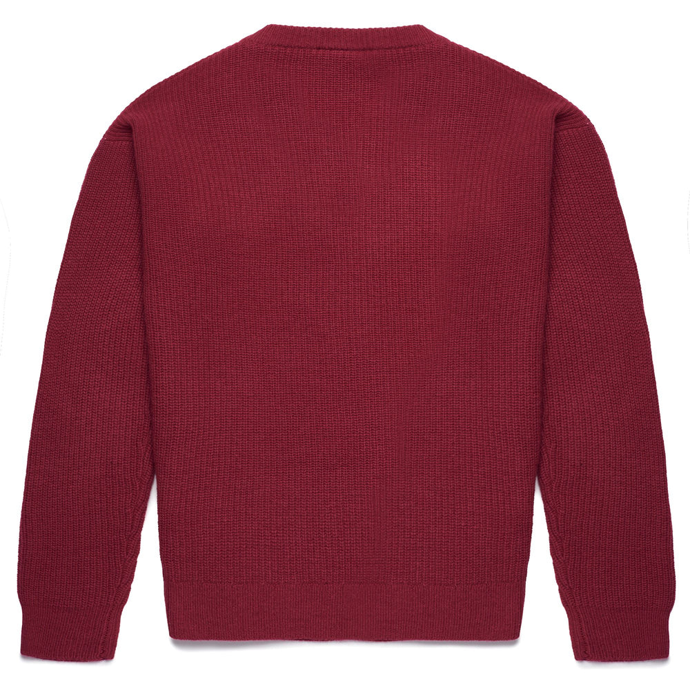 Knitwear Woman AMAYA Pull  Over RED RODODENDRO Dressed Front (jpg Rgb)	