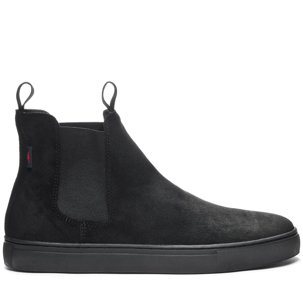 Ankle Boots Unisex CHELSEA Beatle Black | robedikappa Dressed Front (jpg Rgb)	