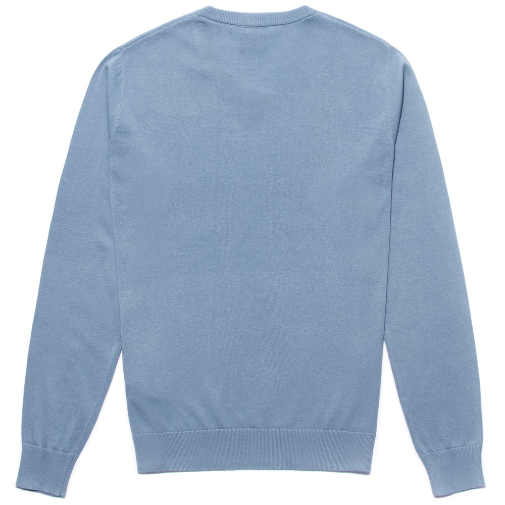 KNITWEAR Man NWELBY Pull  Over BLUE ALLURE - BLUE NAVY Dressed Front (jpg Rgb)	