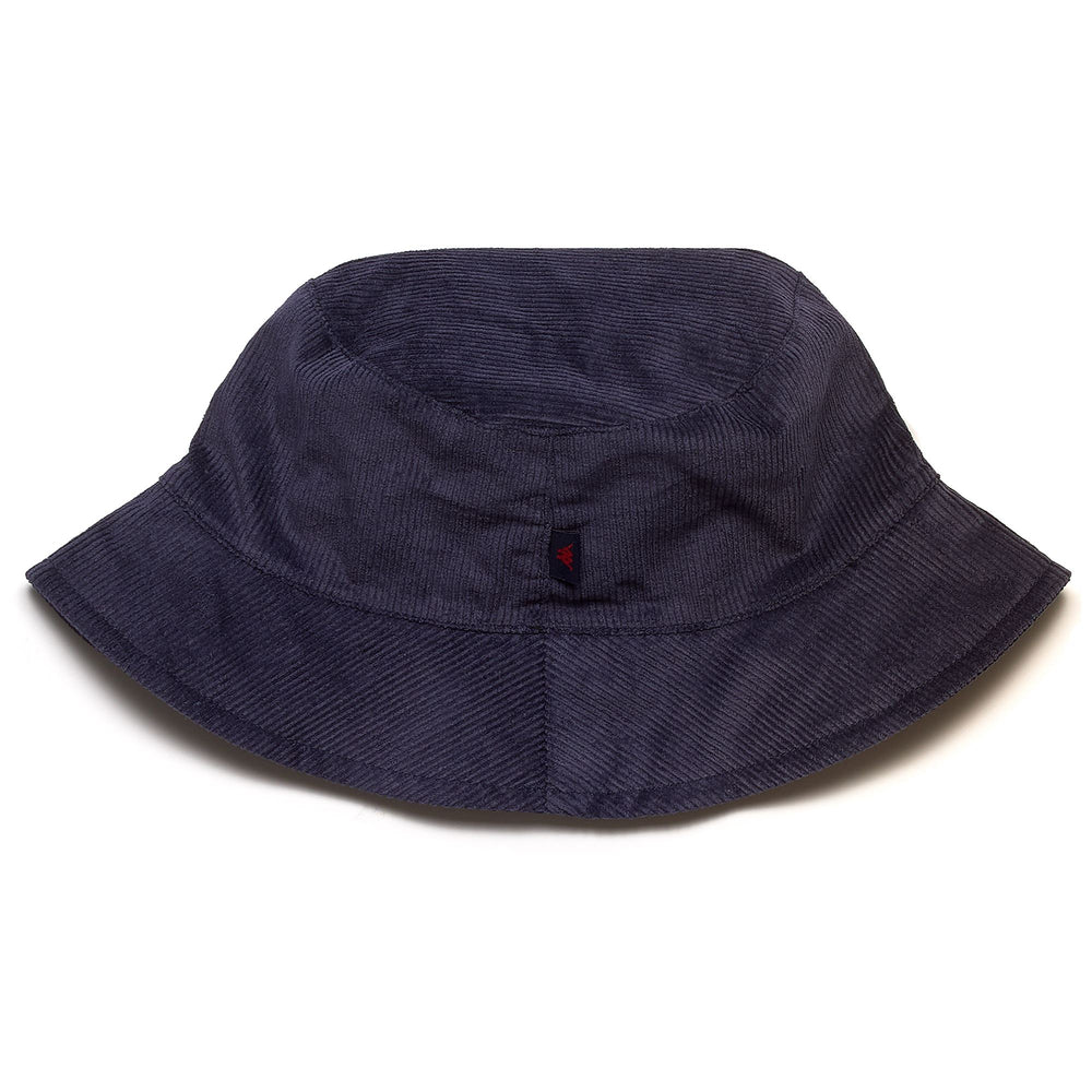 Headwear Unisex BECKA Hat Blue Navy | robedikappa Dressed Front (jpg Rgb)	