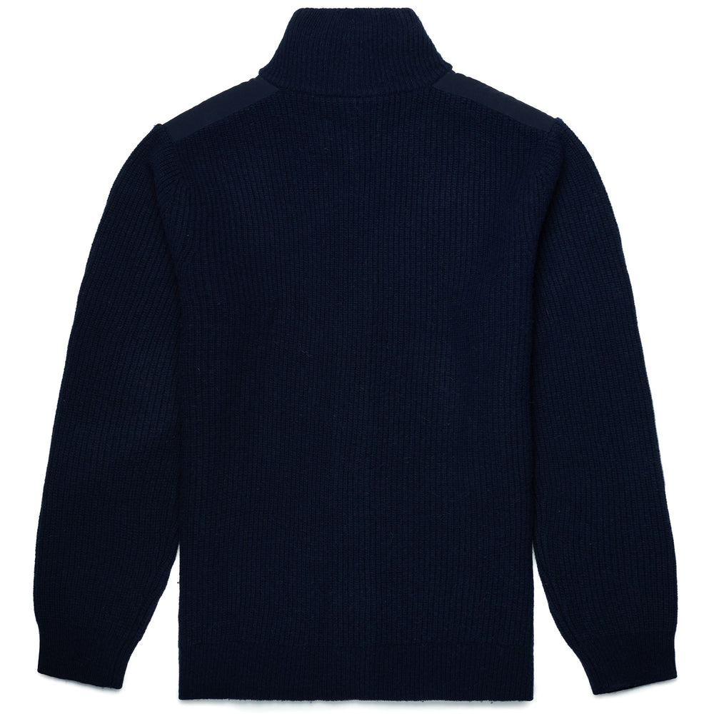 Knitwear Man LEARY Cardigan BLUE NAVY Dressed Front (jpg Rgb)	
