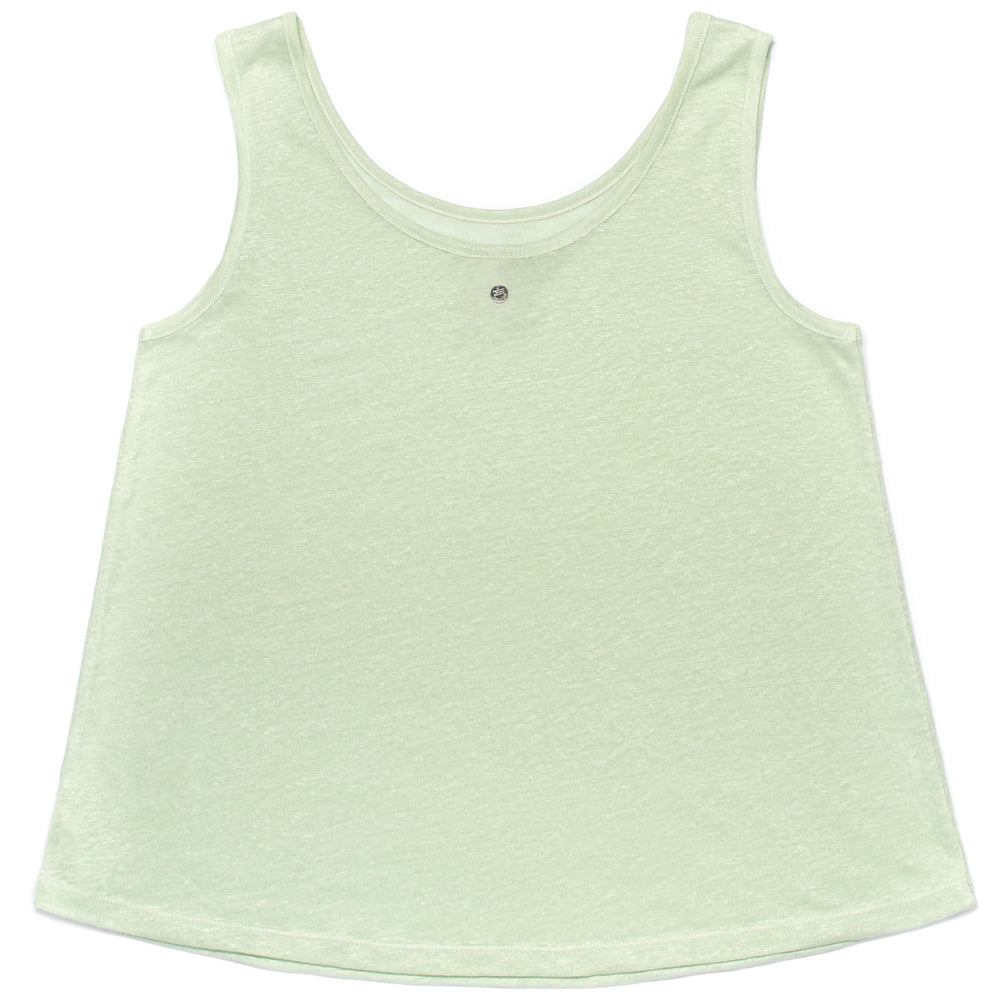 T-ShirtsTop Woman MYLA PROGETTO QUID Tank GREEN TINT Dressed Front (jpg Rgb)	