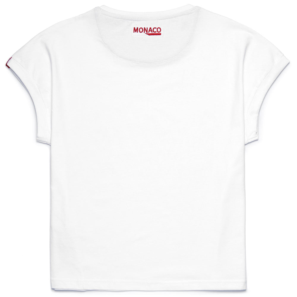 T-ShirtsTop Woman ANNE MONACO T-Shirt WHITE Dressed Front (jpg Rgb)	
