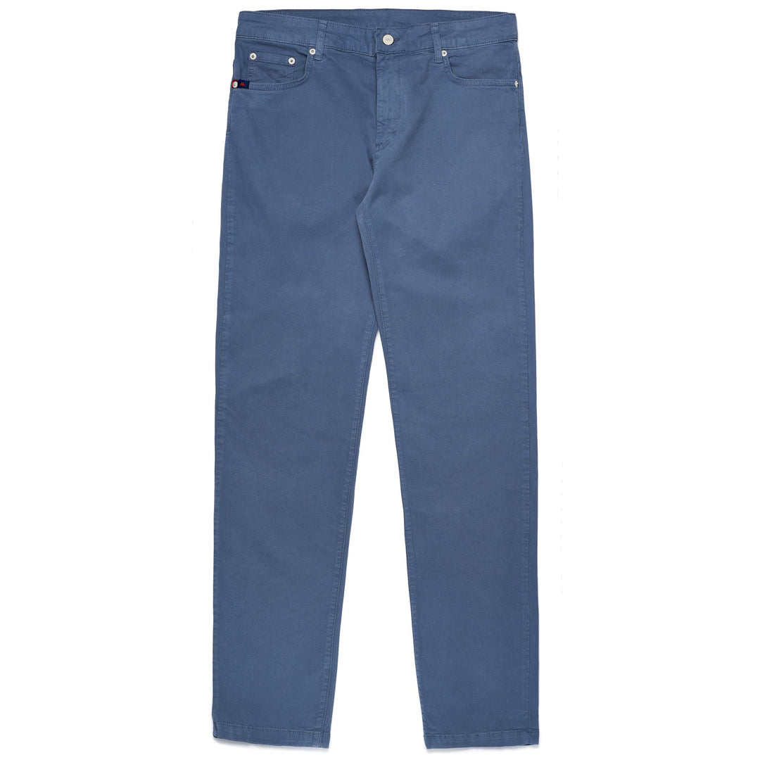 Pants Man PENTY PEACHED GABARDINE 5 Pockets BLUE AVIO Photo (jpg Rgb)			