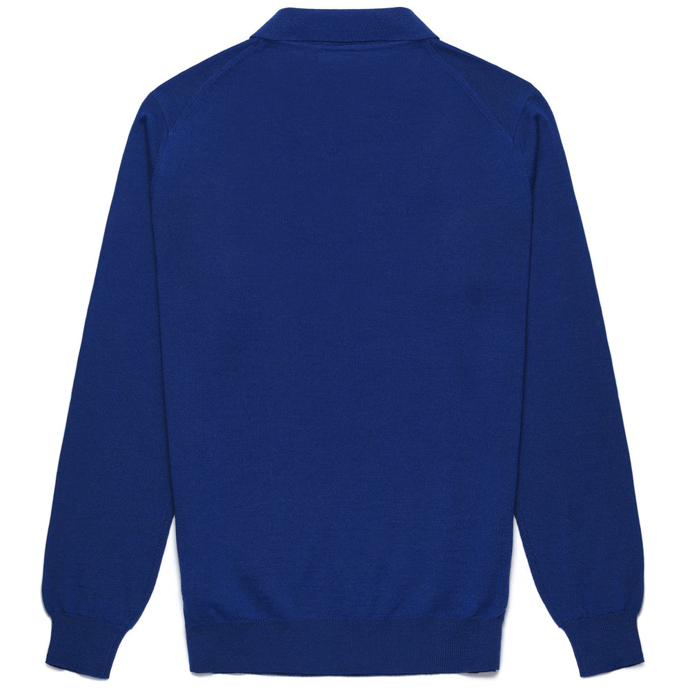 Knitwear Man ROBE GIOVANI DAIMEN Polo BLUE ROYAL Dressed Front (jpg Rgb)	