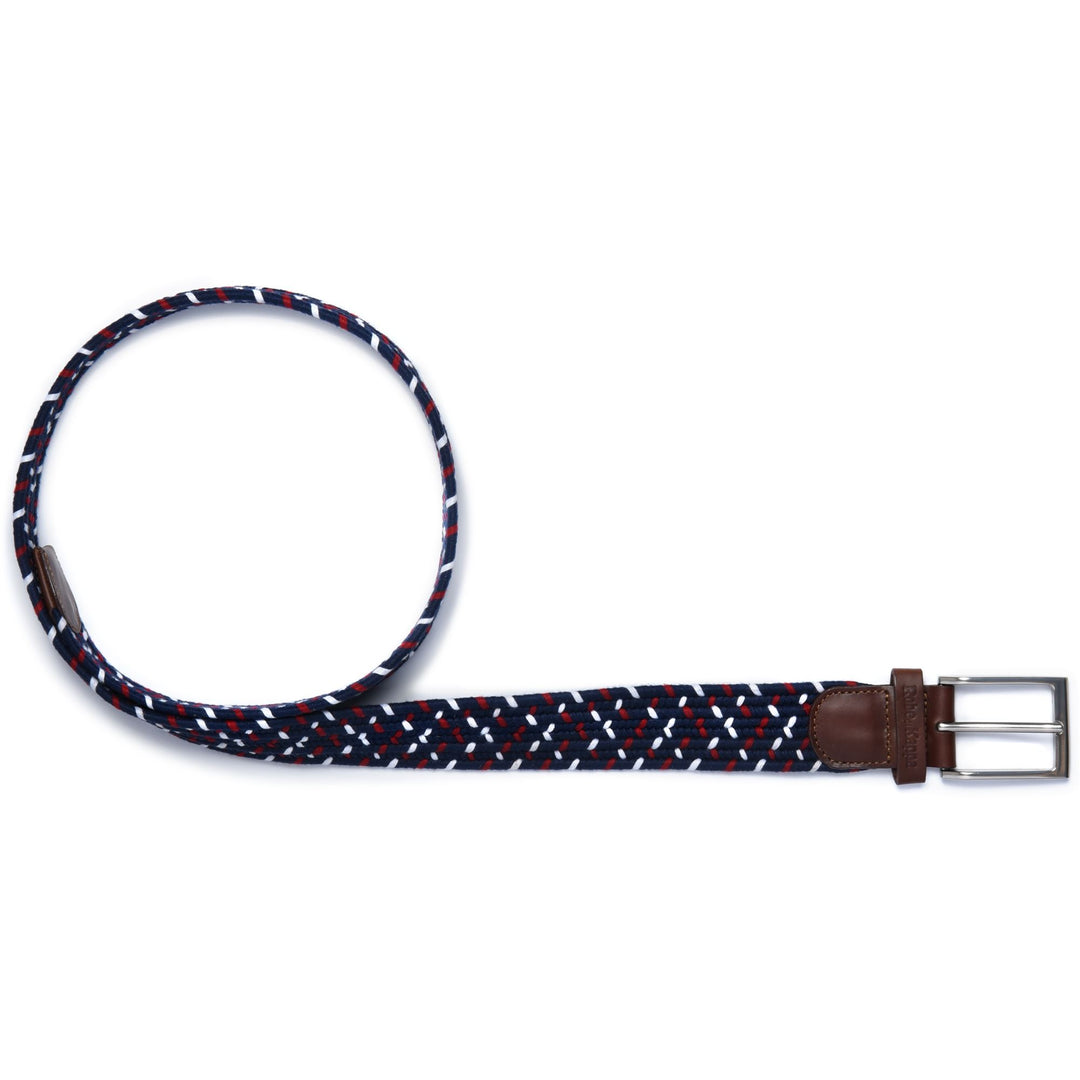 Small Accessories Unisex BELTY Belt BLUE NAVY - WHITE - RED TRUE Photo (jpg Rgb)			