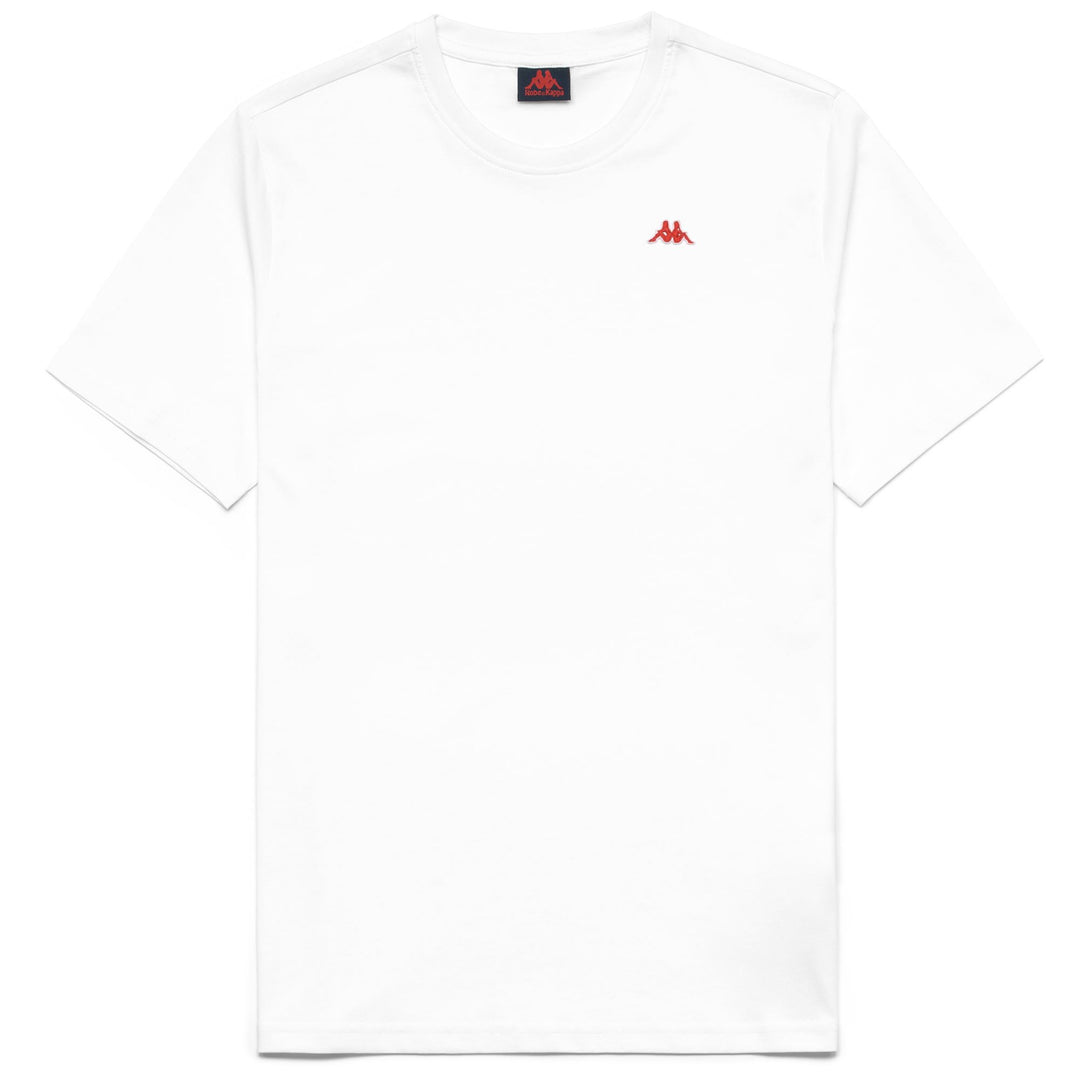 T-ShirtsTop Man LUC T-Shirt WHITE - RED PAPAVERO Photo (jpg Rgb)			
