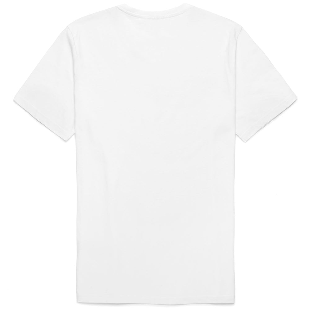 T-ShirtsTop Man LUC T-Shirt WHITE - NEON PINK Dressed Front (jpg Rgb)	