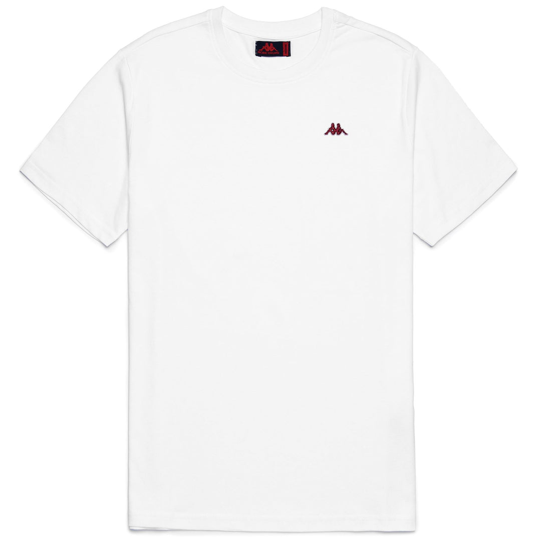 T-ShirtsTop Man LUC T-Shirt WHITE - RED DAHLIA Photo (jpg Rgb)			