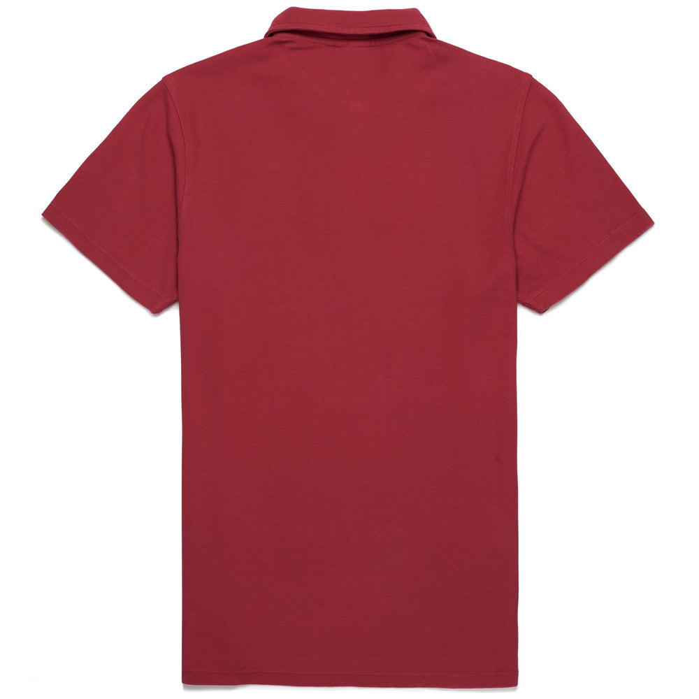 Polo Shirts Man BERRY Polo RED DK Dressed Front (jpg Rgb)	