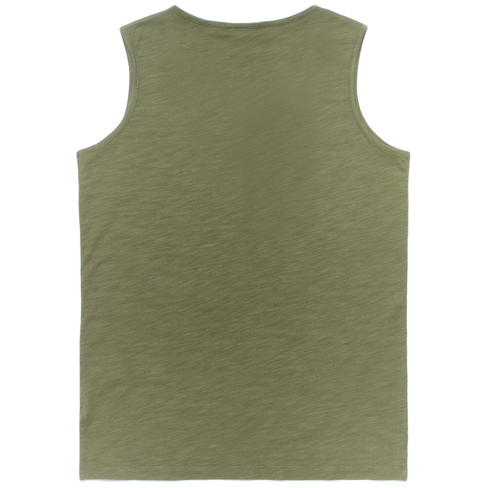 T-ShirtsTop Woman MARIE T-Shirt GREEN OLIVINE Dressed Front (jpg Rgb)	