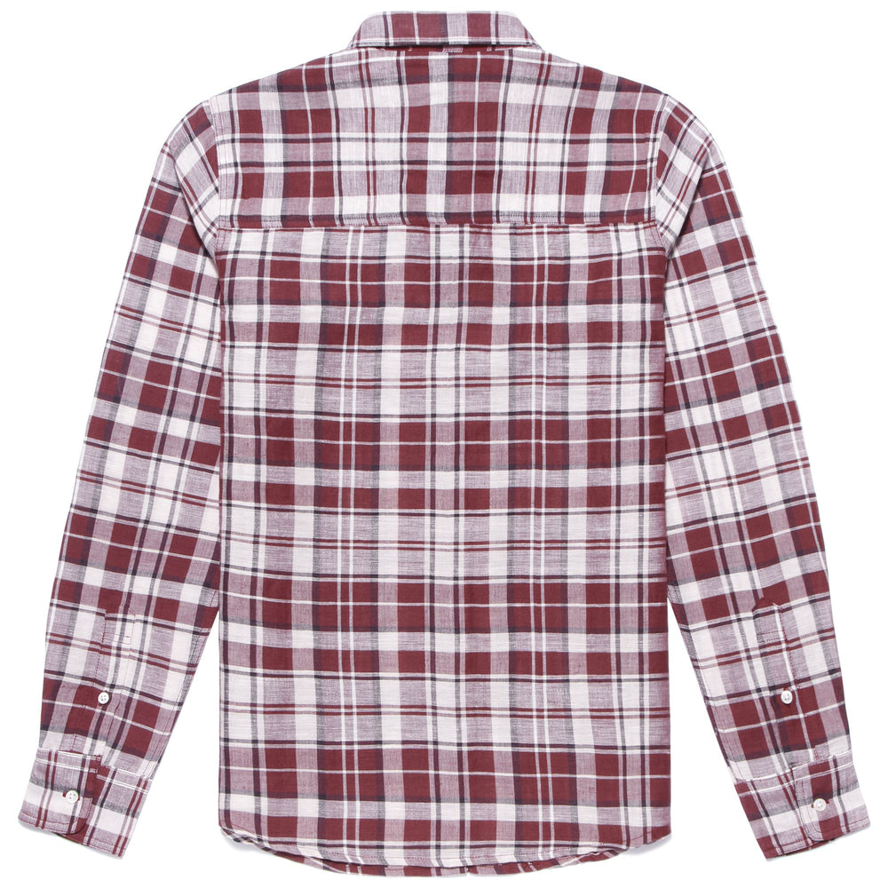 SHIRTS Woman ROXANNE CLASSIC RED-PINK-WHITE-BORDEAUX CHECKED Dressed Front (jpg Rgb)	