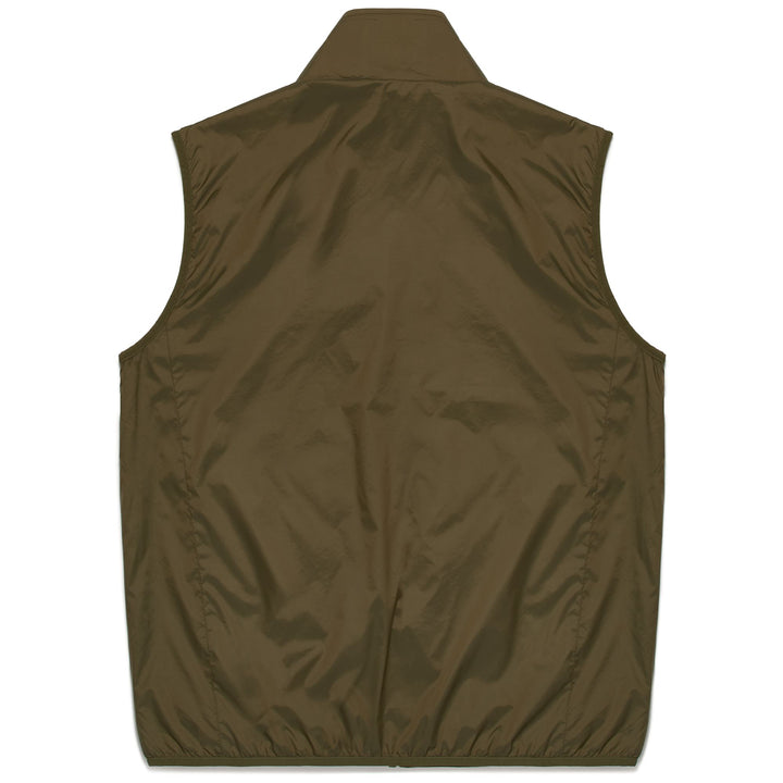 Jackets Man ELIJA Vest GREEN MILITARY Dressed Front (jpg Rgb)	