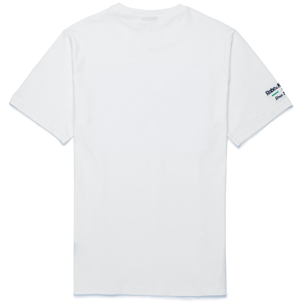 T-ShirtsTop Man EROI TEE ITALIA T-Shirt WHITE NATURAL Dressed Front (jpg Rgb)	