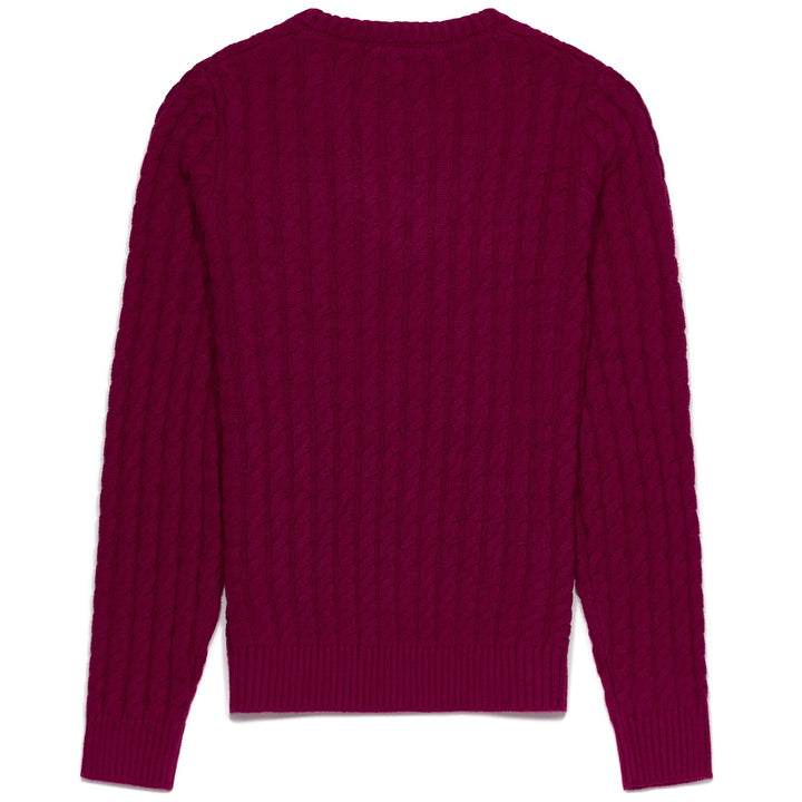 KNITWEAR Woman MARZIA Pull  Over RED DK Dressed Front (jpg Rgb)	