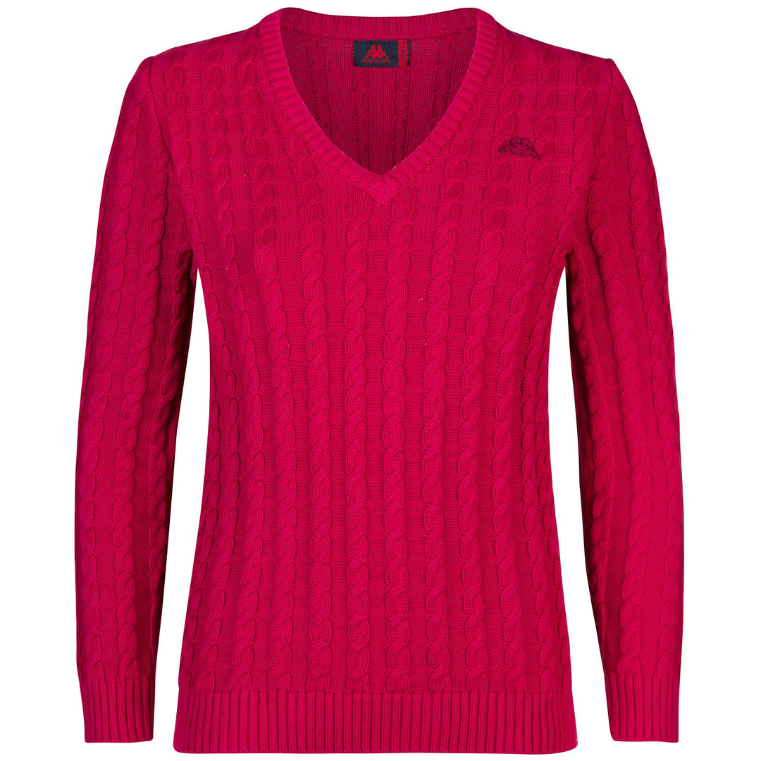 KNITWEAR Woman MARZIA Pull  Over RED CERISE Photo (jpg Rgb)			