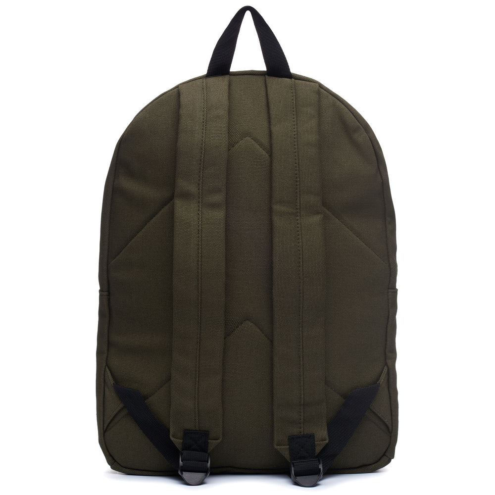 Bags Unisex SHELIAK Backpack GREEN MILITARY Dressed Front (jpg Rgb)	