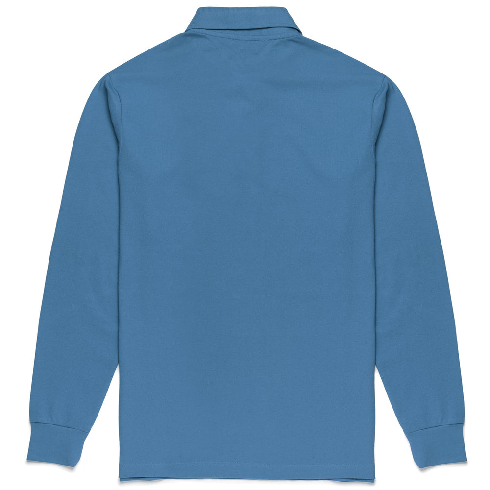 La polo Robe di Kappa Man AARBERG Polo BLUE MIRAGE Dressed Front (jpg Rgb)	