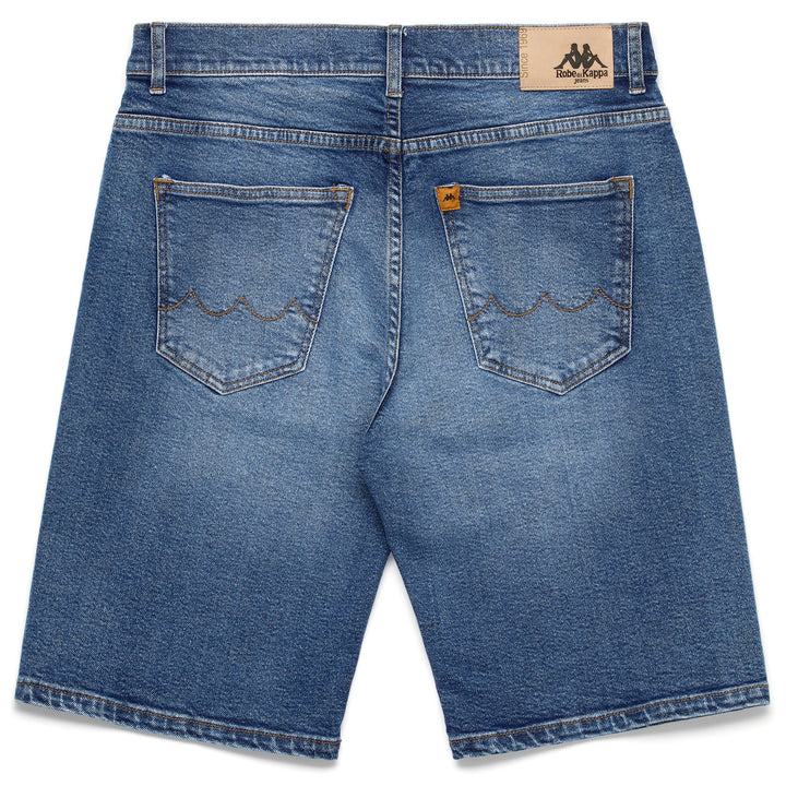 Shorts Man NAXOS 5 Pockets MID BLUE INDIGO Dressed Front (jpg Rgb)	