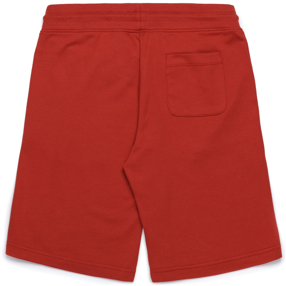 Shorts Man STARN TERRY Sport  Shorts RED POMPEIAN Dressed Front (jpg Rgb)	