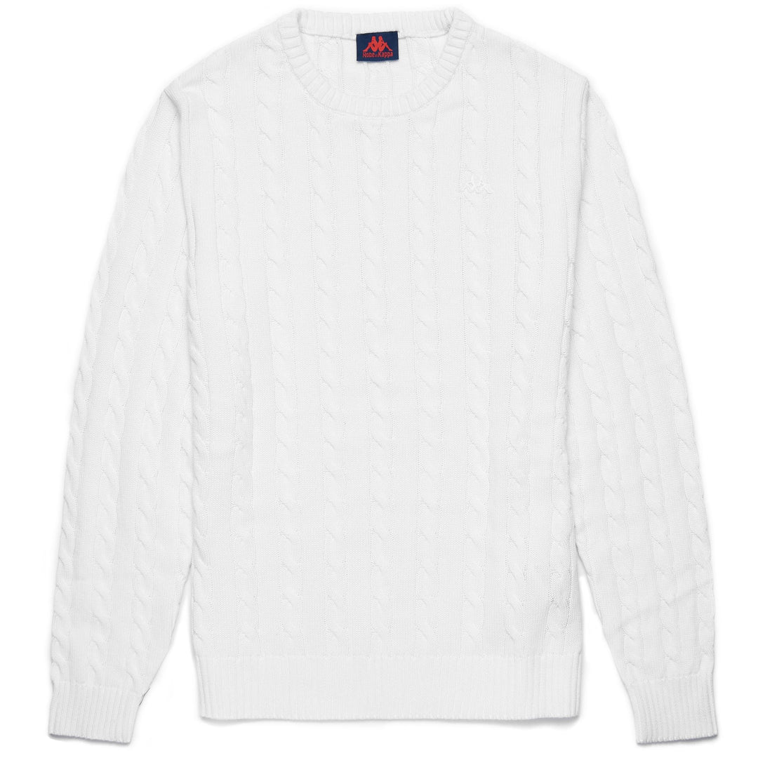 KNITWEAR Man CABLES Pull  Over WHITE Photo (jpg Rgb)			