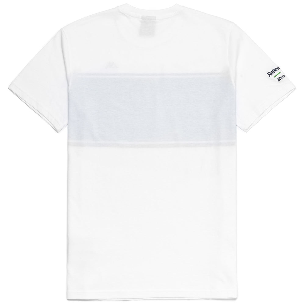 T-ShirtsTop Man EROI  TEE SESTRIERE STRIPED T-Shirt WHITE - GREEN - BLUE MARINE Dressed Front (jpg Rgb)	