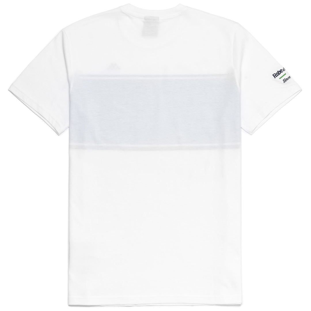 T-ShirtsTop Man EROI  TEE SESTRIERE STRIPED T-Shirt WHITE - GREEN - BLUE MARINE Dressed Front (jpg Rgb)	